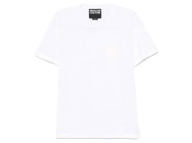 Versace Emblem T-Shirt Weiß 