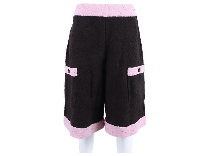 Chanel Knit Half Pants Brown