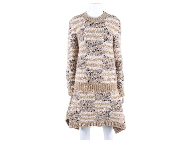 Chanel Strickkleid Braun