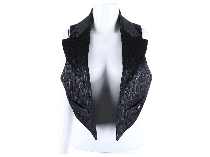 Chanel Weste Schwarz 