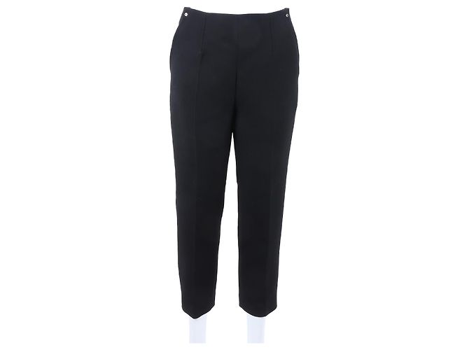 Pantalones Hermès Negro Paño