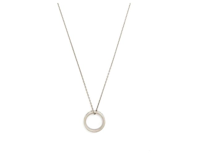 Maison Martin Margiela Maison Margiela Numeric Band Ring Necklace Silver Silvery