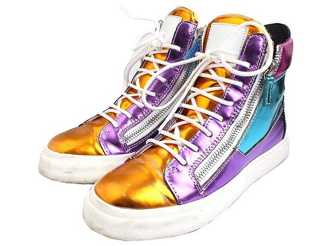 Sneakers alte multicolori Giuseppe Zanotti Multicolore