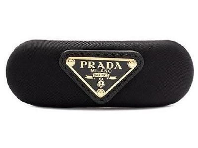 Prada Clip per capelli in Re-Nylon Nero 