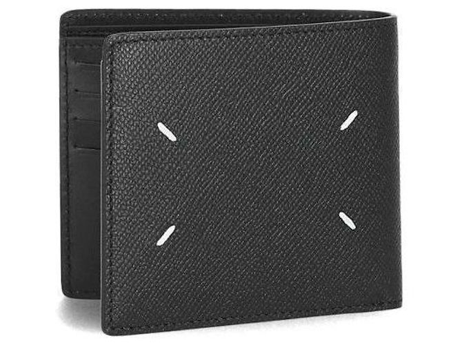 Maison Martin Margiela Stitched Bi-Fold Wallet Black