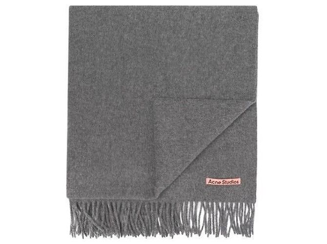 Acne Studios Schal Grau Melange Braun 