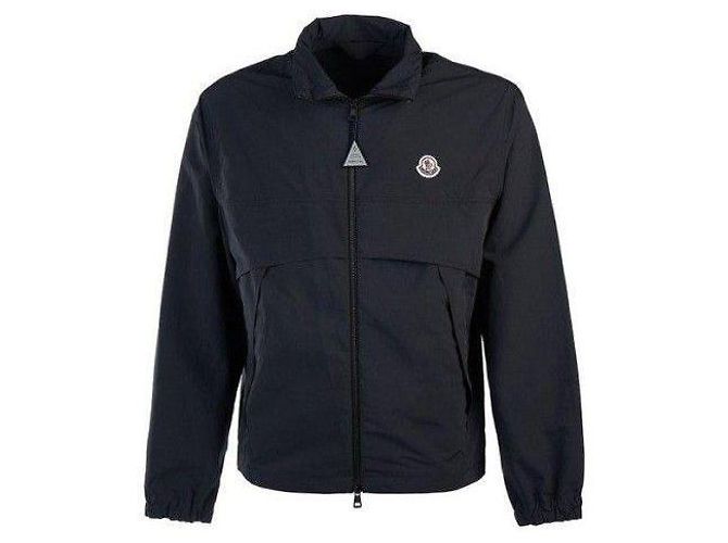 Moncler Giacca con zip da uomo GAILS nera Nero
