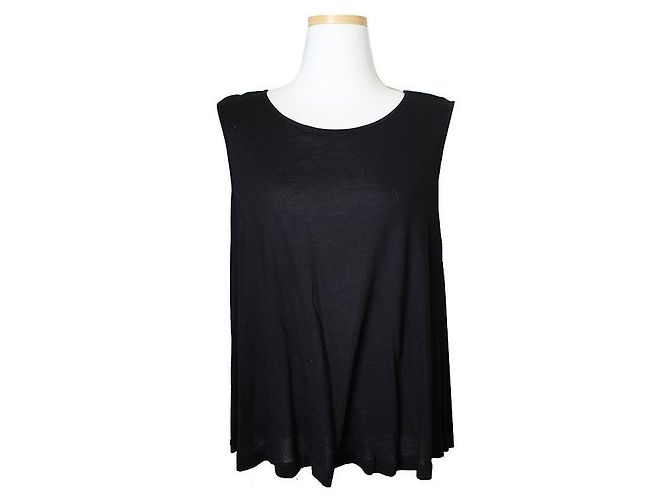 Top sem mangas preto Dries Van Noten Azul