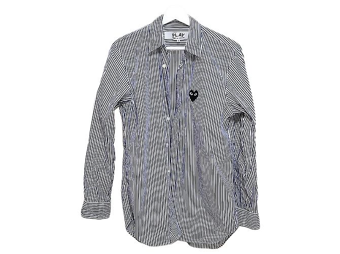 Comme Des Garcons Camicia a righe Multicolore 