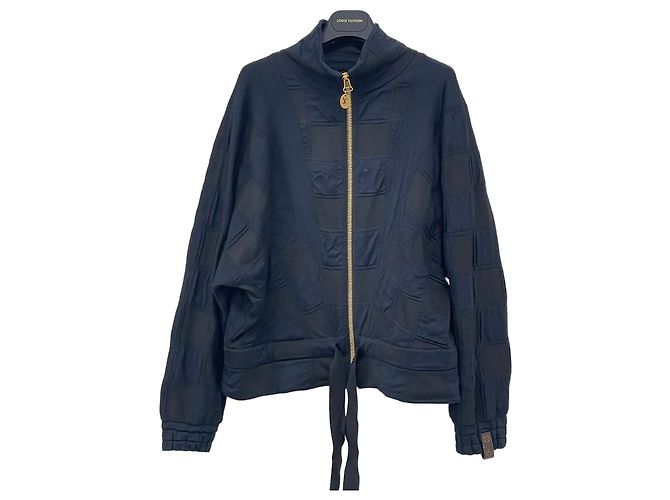 Louis Vuitton Quilted Damier House Jacket Black