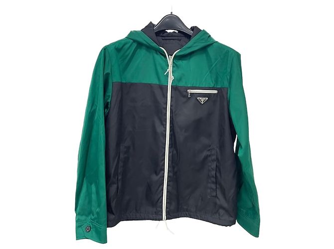 Prada Giacca a vento in nylon Multicolore