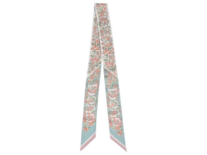 Gucci Cinta de seda impresa Rosa