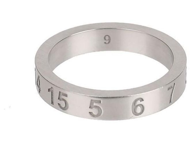 Maison Martin Margiela Anillo Numérico Plata