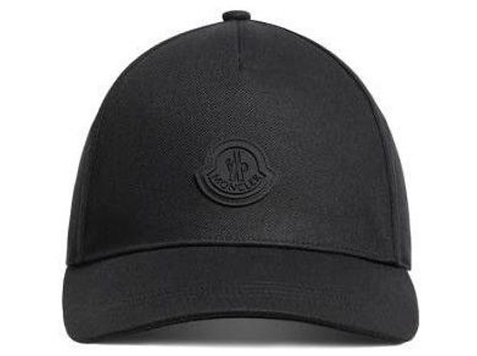 Moncler Baseballkappe mit Logo-Patch Schwarz 