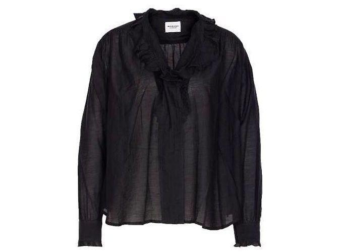 Isabel Marant Camicia con volant Nero