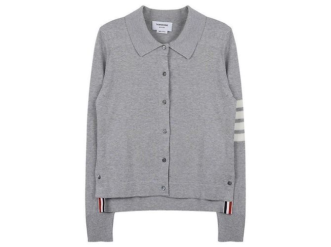Thom Browne Camisa de algodón para mujeres Castaño