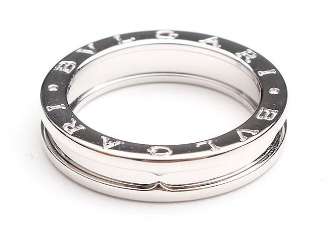 Bulgari Anello in Oro Bianco Bvlgari Marrone