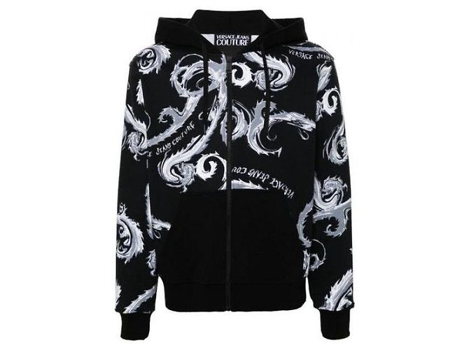 Versace Regular Fit Hoodie Schwarz