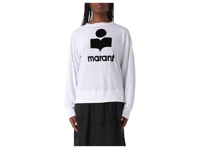 Isabel Marant Leinen Langarm-T-Shirt