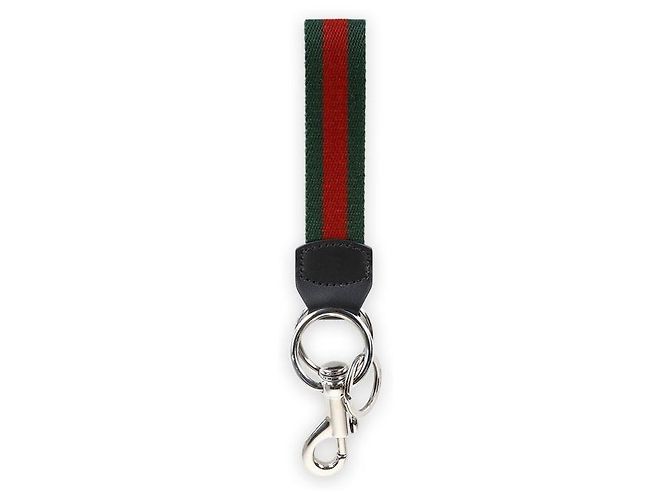 Gucci Portachiavi in tela (Verde/Rosso)