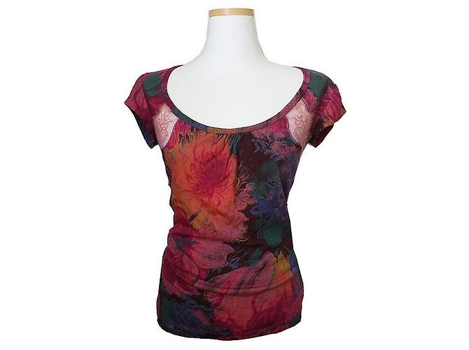 Dolce & Gabbana Oberteil mit Spitzendetails Rot 
