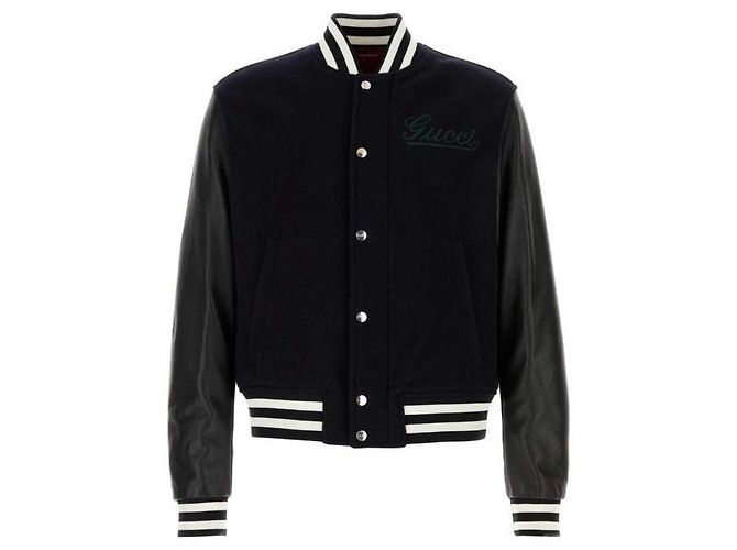 Gucci Varsity Jacket Black 
