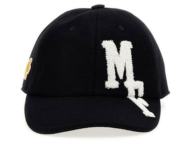 Moncler Cappellino con logo Nero