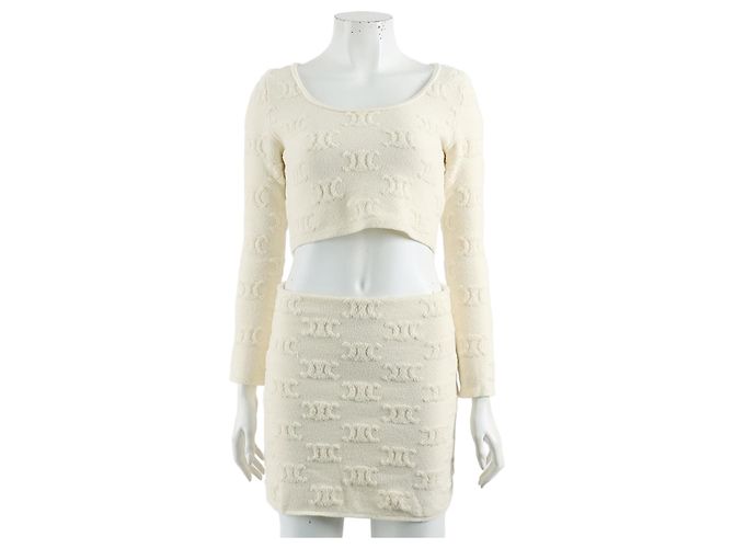 Céline Completo due pezzi Celine Bianco