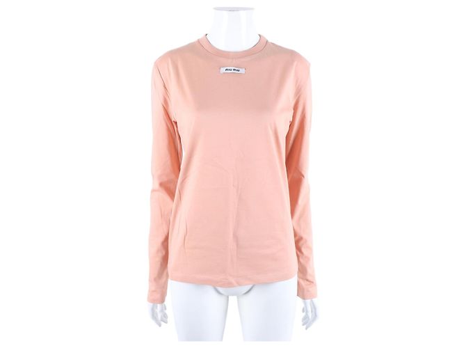 Miu Miu Top de manga comprida