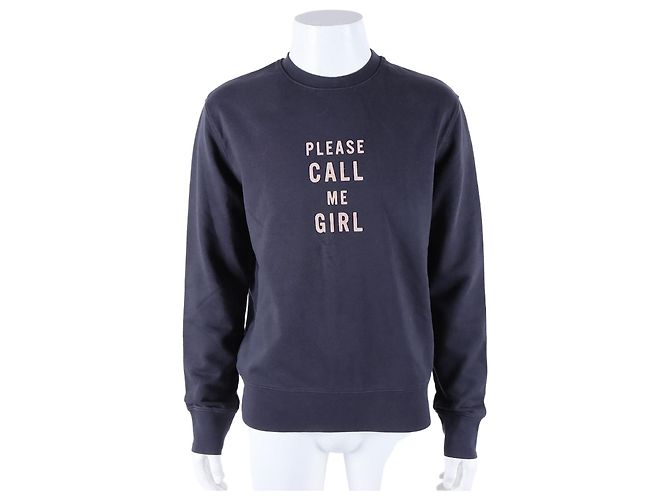 Acne Studios Long Sleeve Sweatshirt Blue