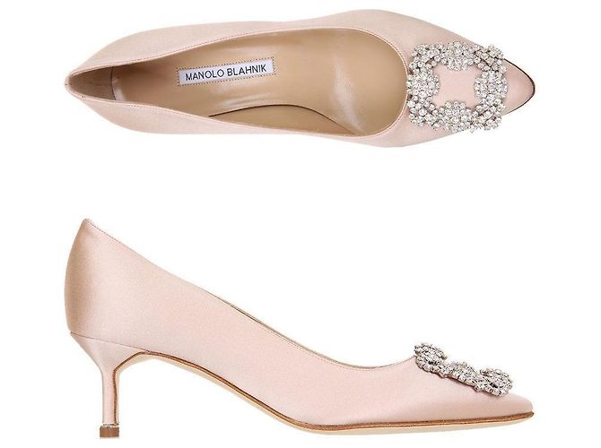 Manolo Blahnik Pompe DNUD CLC Marron