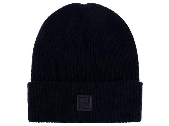 Fendi Touca de lã e cashmere Azul