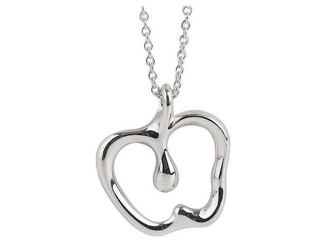 Tiffany & Co Silberne Halskette mit Apfelanhänger
