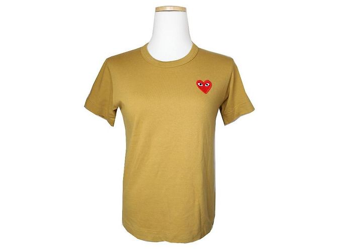 Comme Des Garcons Senf T-Shirt Comme des Garçons Gelb