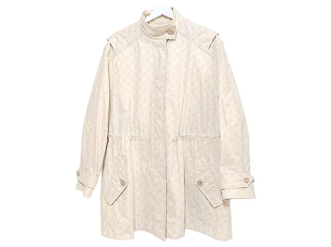 Louis Vuitton Oversized Monogram Parka Weiß