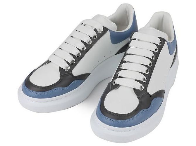 Alexander Mcqueen Baskets Oversized Bleu
