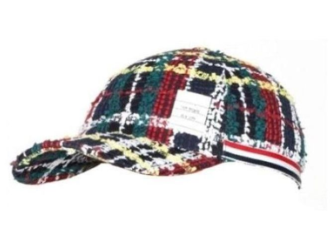 Thom Browne Boné de tweed tartan de caça clássico Multicor