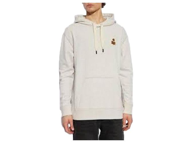 Isabel Marant Moletom com capuz ECCA Marrom