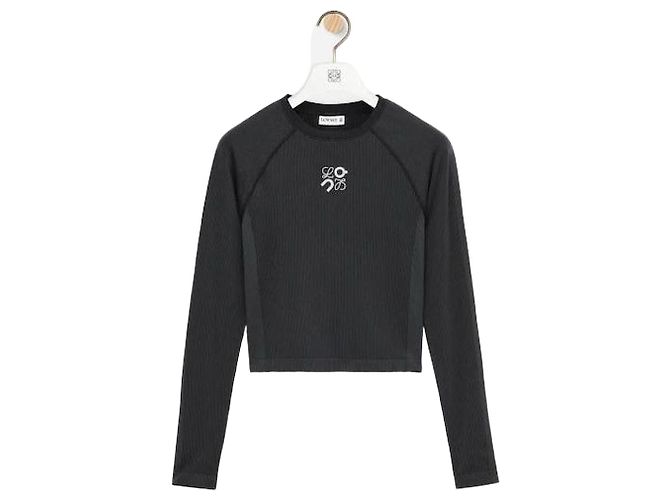 Loewe Camiseta de manga larga Negro 