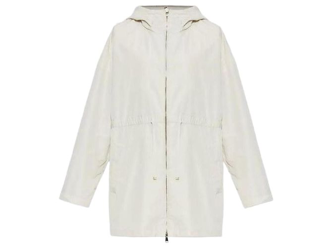 Moncler Saverne Kapuzenparka Weiß