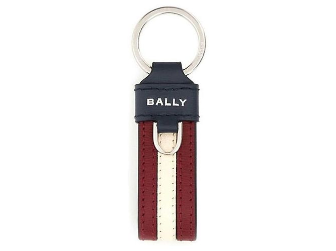 Bally Portachiavi Stripe Blu