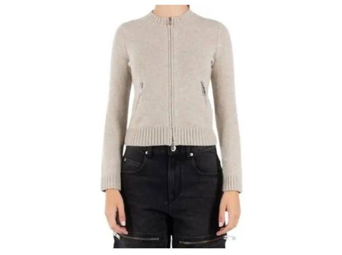 Isabel Marant Strickpullover mit Reißverschluss Braun 