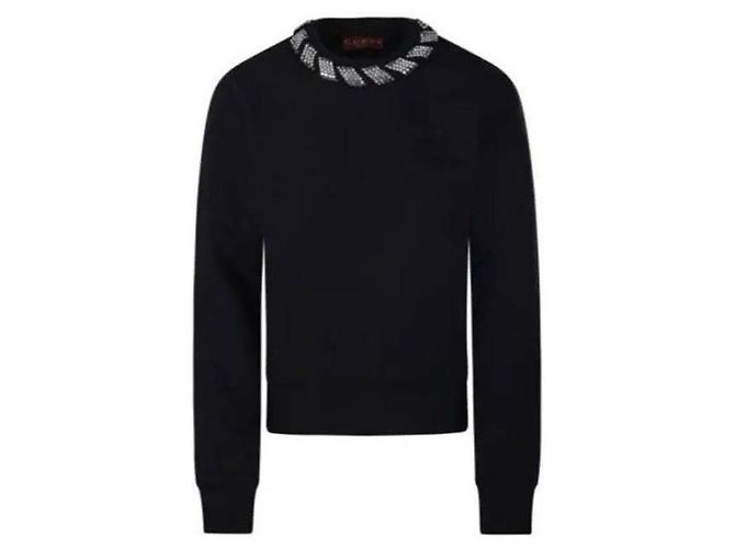Gucci Suéter de algodón negro 