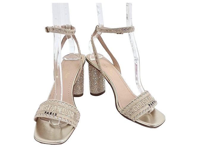 Christian Dior Sandalen Braun