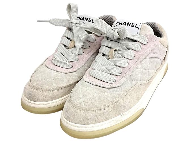 Zapatillas de Ante Chanel Castaño