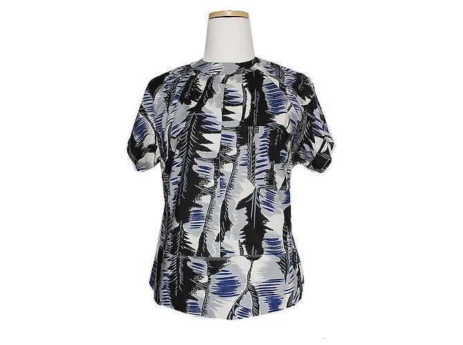 Marni Top raglan estampado Azul