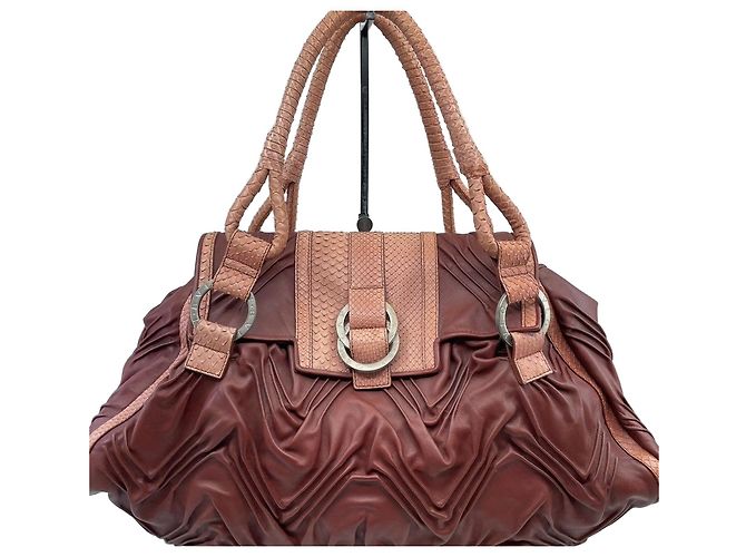 Bulgari Borsa a tracolla Rosso 