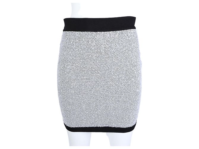 Balmain Paillettenrock Mehrfarben