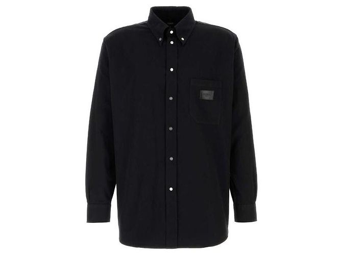 Fendi Denimhemd ATLW Schwarz