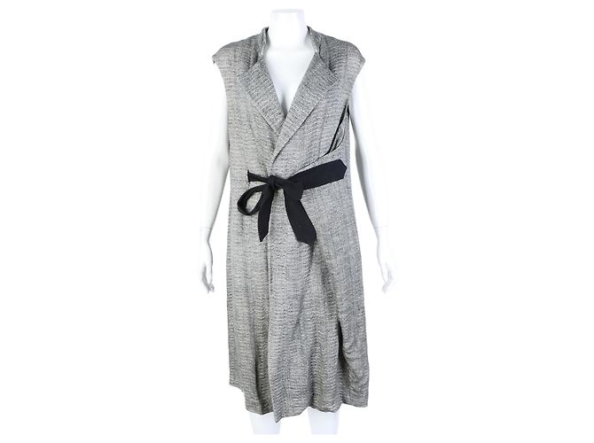 Langer Weste Dries Van Noten Braun